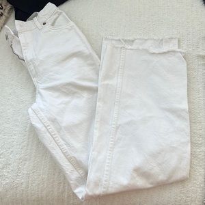 White zara jeans
